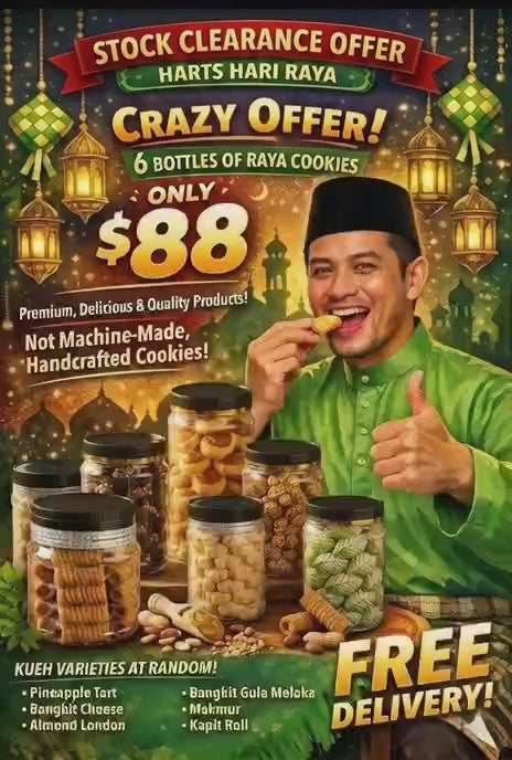 6 Bottle Of Kuih For $88