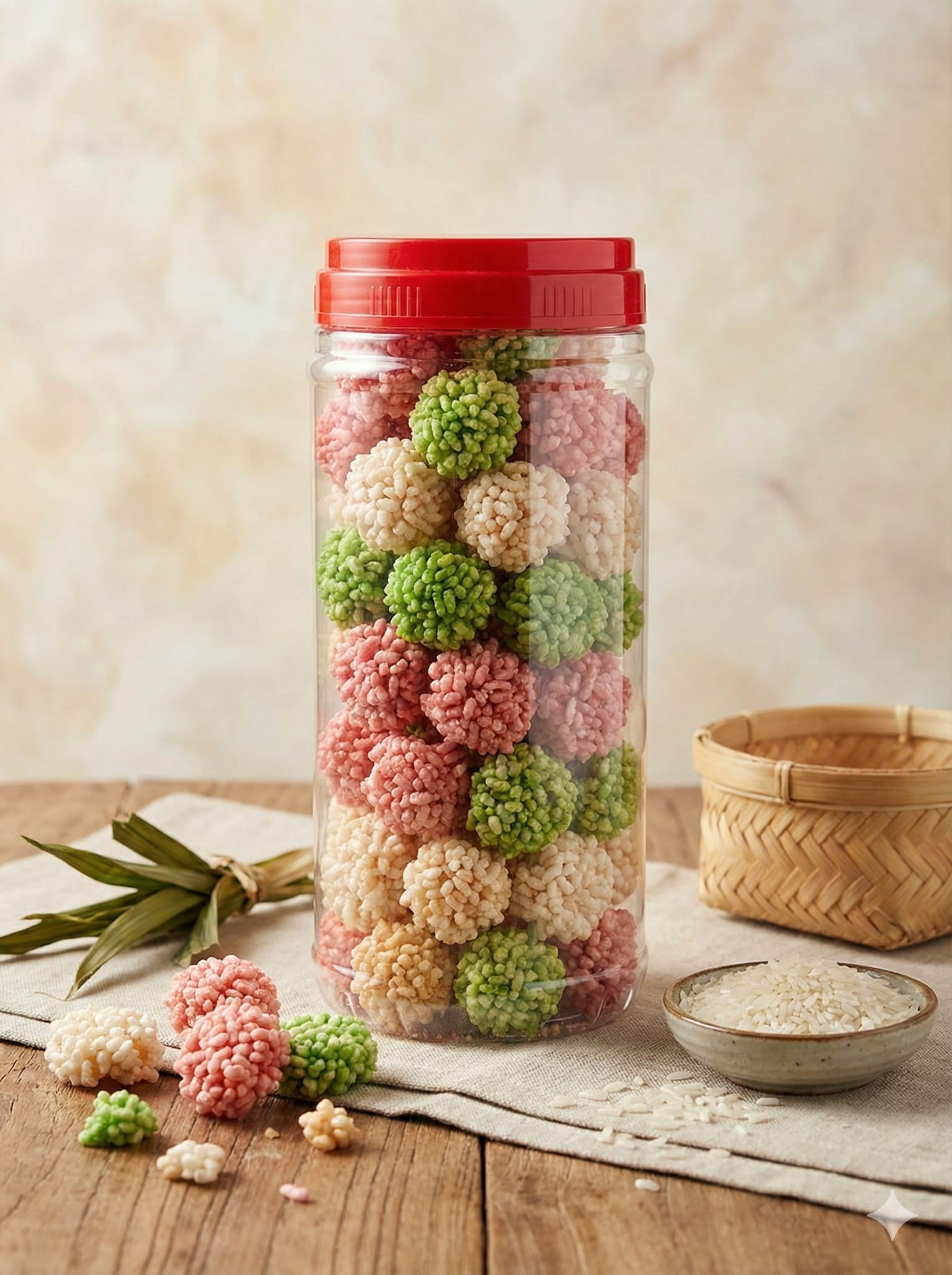 Reginang Terasi ( Shrimp Rice Crackers)